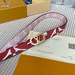 3.0 cm Width Louis Vuitton Belt # 255883, cheap LouisVuitton Belts