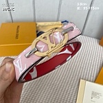 3.0 cm Width Louis Vuitton Belt # 255883, cheap LouisVuitton Belts