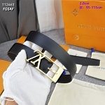 3.0 cm Width Louis Vuitton Belt # 255886, cheap LouisVuitton Belts