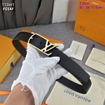 3.0 cm Width Louis Vuitton Belt # 255886, cheap LouisVuitton Belts