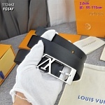 3.0 cm Width Louis Vuitton Belt # 255887, cheap LouisVuitton Belts