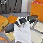 3.0 cm Width Louis Vuitton Belt # 255887, cheap LouisVuitton Belts