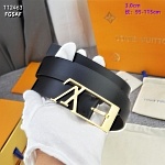 3.0 cm Width Louis Vuitton Belt # 255888, cheap LouisVuitton Belts