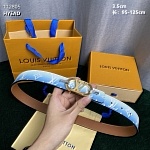 3.5 cm Width Louis Vuitton Belt # 255892, cheap LouisVuitton Belts