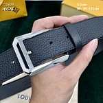 3.5 cm Width Louis Vuitton Belt # 255894, cheap LouisVuitton Belts
