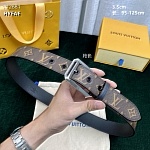 3.5 cm Width Louis Vuitton Belt # 255896, cheap LouisVuitton Belts