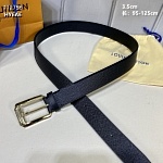 3.5 cm Width Louis Vuitton Belt # 255900, cheap LouisVuitton Belts