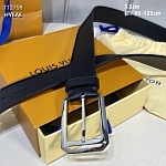 3.5 cm Width Louis Vuitton Belt # 255901, cheap LouisVuitton Belts