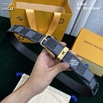 3.5 cm Width Louis Vuitton Belt # 255904, cheap LouisVuitton Belts