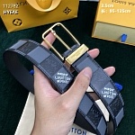 3.5 cm Width Louis Vuitton Belt # 255905