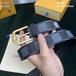 3.5 cm Width Louis Vuitton Belt # 255907