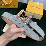 3.5 cm Width Louis Vuitton Belt # 255912, cheap LouisVuitton Belts
