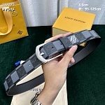 3.5 cm Width Louis Vuitton Belt # 255914, cheap LouisVuitton Belts