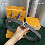 3.5 cm Width Louis Vuitton Belt # 255916, cheap LouisVuitton Belts