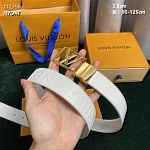 3.5 cm Width Louis Vuitton Belt # 255920