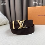 3.8 cm Width Louis Vuitton Belt # 255922