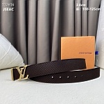 3.8 cm Width Louis Vuitton Belt # 255922, cheap LouisVuitton Belts