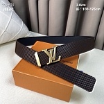 3.8 cm Width Louis Vuitton Belt # 255922, cheap LouisVuitton Belts