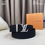 3.8 cm Width Louis Vuitton Belt # 255923, cheap LouisVuitton Belts