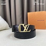 3.8 cm Width Louis Vuitton Belt # 255925, cheap LouisVuitton Belts