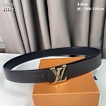 4.0 cm Width Louis Vuitton Belt # 255930, cheap LouisVuitton Belts