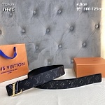 4.0 cm Width Louis Vuitton Belt # 255941