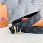 4.0 cm Width Louis Vuitton Belt # 255942, cheap LouisVuitton Belts