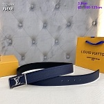 4.0 cm Width Louis Vuitton Belt # 255944, cheap LouisVuitton Belts