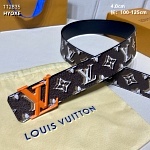 4.0 cm Width Louis Vuitton Belt  # 255949, cheap LouisVuitton Belts