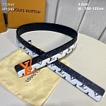 4.0 cm Width Louis Vuitton Belt  # 255953, cheap LouisVuitton Belts