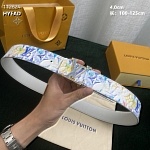 4.0 cm Width Louis Vuitton Belt  # 255955, cheap LouisVuitton Belts