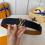 4.0 cm Width Louis Vuitton Belt  # 255966