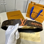 4.0 cm Width Louis Vuitton Belt  # 255972, cheap LouisVuitton Belts