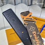 4.0 cm Width Louis Vuitton Belt  # 255972, cheap LouisVuitton Belts