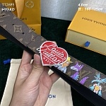 4.0 cm Width Louis Vuitton Belt  # 255976, cheap LouisVuitton Belts