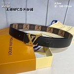 4.0 cm Width Louis Vuitton Belt  # 255978, cheap LouisVuitton Belts