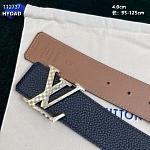 4.0 cm Width Louis Vuitton Belt  # 255980, cheap LouisVuitton Belts