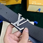 4.0 cm Width Louis Vuitton Belt  # 255981, cheap LouisVuitton Belts