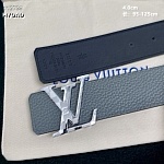 4.0 cm Width Louis Vuitton Belt  # 255983, cheap LouisVuitton Belts