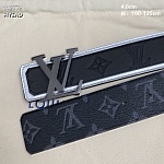 4.0 cm Width Louis Vuitton Belt  # 255984, cheap LouisVuitton Belts