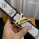 4.0 cm Width Louis Vuitton Belt  # 255985, cheap LouisVuitton Belts