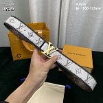 4.0 cm Width Louis Vuitton Belt  # 255985, cheap LouisVuitton Belts