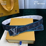 4.0 cm Width Louis Vuitton Belt  # 255986