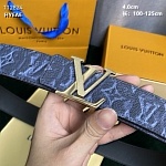 4.0 cm Width Louis Vuitton Belt  # 255988, cheap LouisVuitton Belts