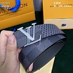 4.0 cm Width Louis Vuitton Belt  # 255989, cheap LouisVuitton Belts