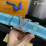 4.0 cm Width Louis Vuitton Belt  # 255991, cheap LouisVuitton Belts