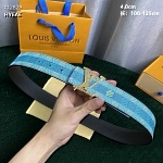 4.0 cm Width Louis Vuitton Belt  # 255992, cheap LouisVuitton Belts