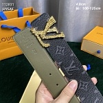 4.0 cm Width Louis Vuitton Belt  # 255993, cheap LouisVuitton Belts