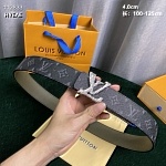 4.0 cm Width Louis Vuitton Belt  # 255995