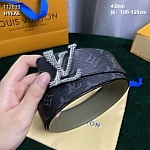4.0 cm Width Louis Vuitton Belt  # 255995, cheap LouisVuitton Belts